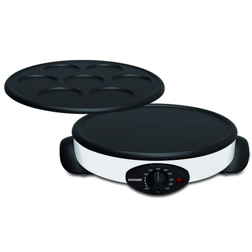 Sonashi Crêpière & Pancakes Electrique 2En1 Scrm-865